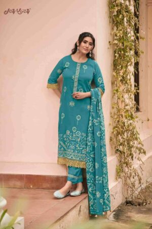 My Fashion Road Jay Vijay Jhoom Fancy Pure Organdy Suit | 11036