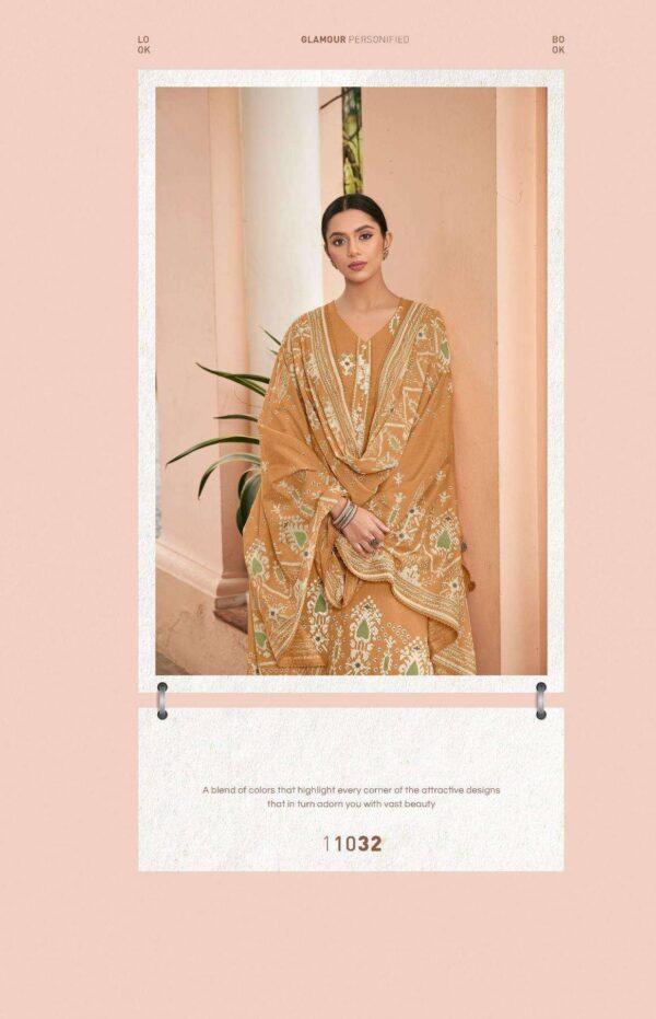 My Fashion Road Jay Vijay Jhoom Fancy Pure Organdy Suit | 11032