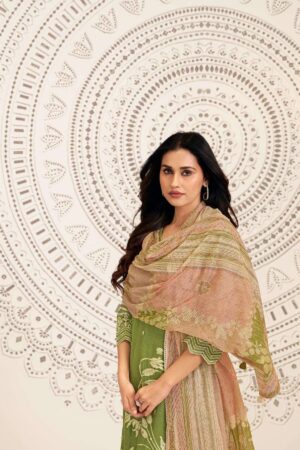 My Fashion Road Jay Vijay Mahika Pure Linen Jacquard Designer Suit | 10884