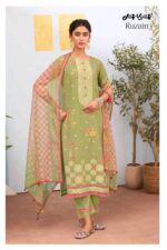 My Fashion Road Jay Vijay Ruzain Pure Linen Jacquard Designer Suit | 3289 – C