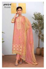 My Fashion Road Jay Vijay Ruzain Pure Linen Jacquard Designer Suit | 3289 – D