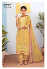 My Fashion Road Jay Vijay Ruzain Pure Linen Jacquard Designer Suit | 3289 – A