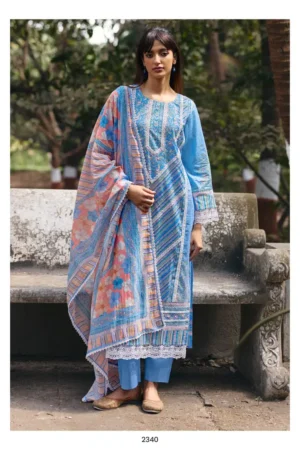 My Fashion Road Kimora Haseena Vol 74 Lawn Cotton Embroidered Salwar Kameez | 2340
