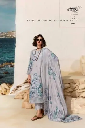 My Fashion Road Kimora Heer Awesome Lawn Cotton Digital Printed Salwar Kameez | 9994