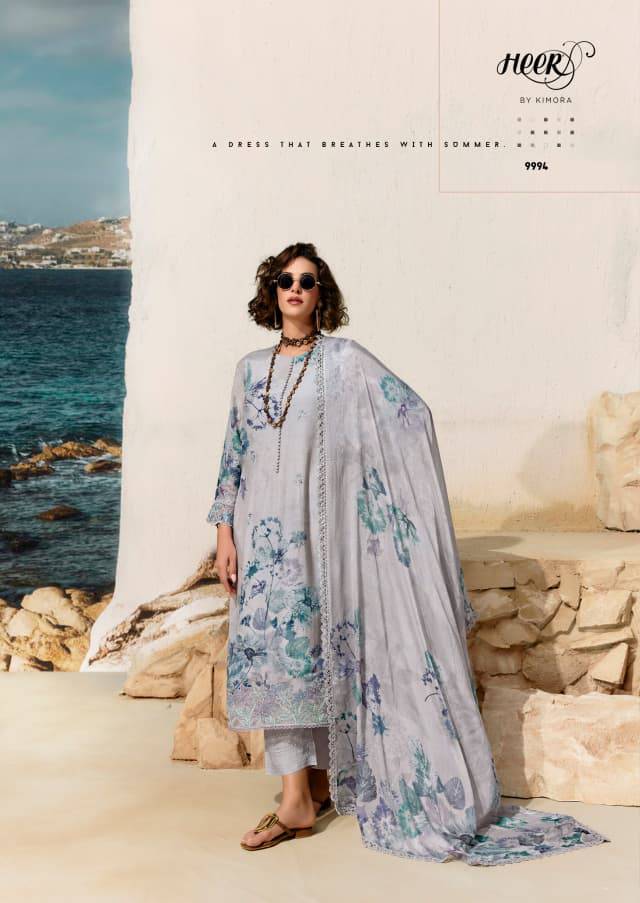 My Fashion Road Kimora Heer Awesome Lawn Cotton Digital Printed Salwar Kameez | 9994