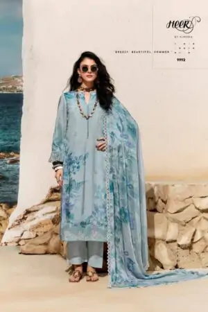 My Fashion Road Kimora Heer Awesome Lawn Cotton Digital Printed Salwar Kameez | 9992