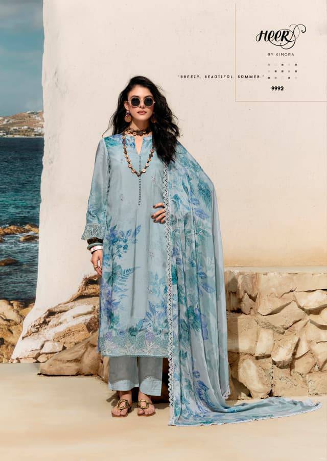 My Fashion Road Kimora Heer Awesome Lawn Cotton Digital Printed Salwar Kameez | 9992