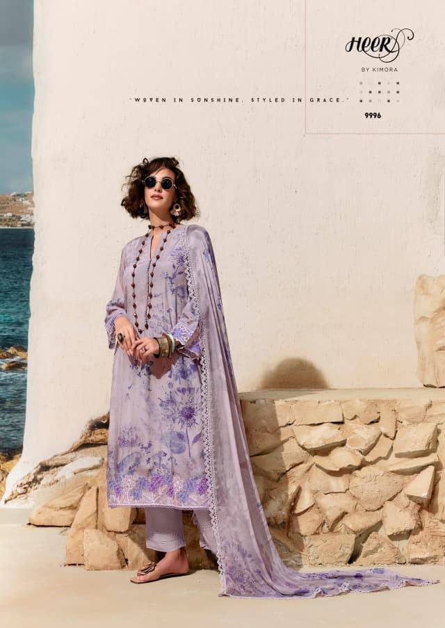 My Fashion Road Kimora Heer Awesome Lawn Cotton Digital Printed Salwar Kameez | 9996