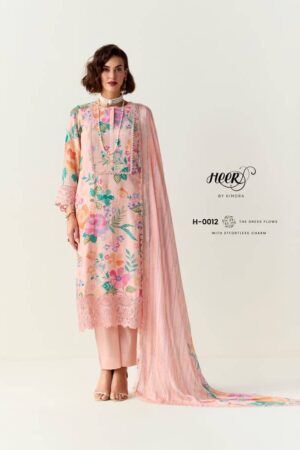 My Fashion Road Kimora Heer Limelight Cotton With Resham Embroidered Salwar Kameez | H – 0012