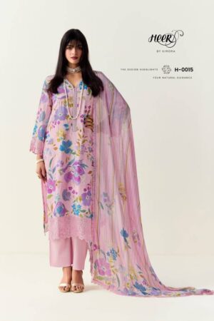 My Fashion Road Kimora Heer Limelight Cotton With Resham Embroidered Salwar Kameez | H – 0015