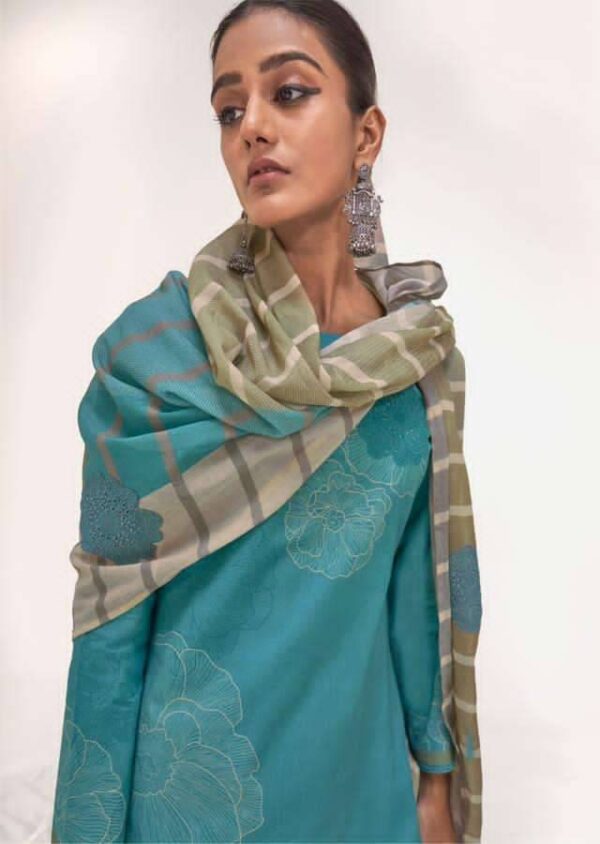 My Fashion Road Omtex Gulkari Premium Wear Cotton Ladies Dress | 15201 – C