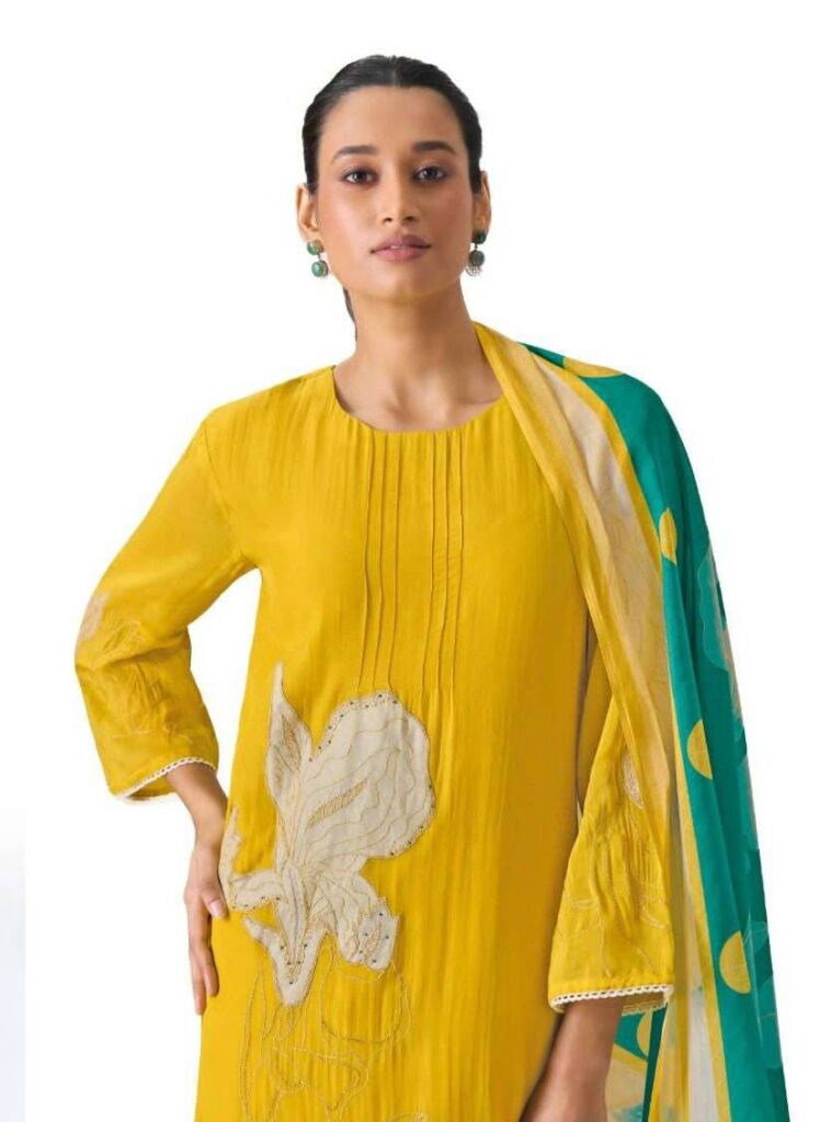 My Fashion Road Omtex Mireya Fancy Chanderi Silk Ladies Suit | 15211 – A