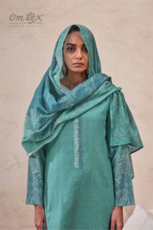 My Fashion Road Omtex Raahaa Premium Wear Lawn Cotton Suit | 14091 – B