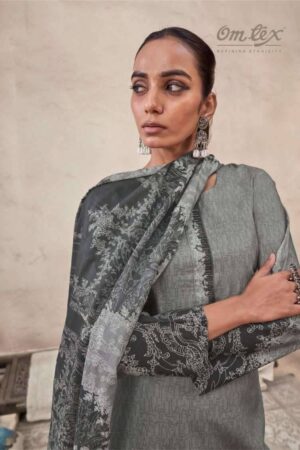 My Fashion Road Omtex Raahaa Premium Wear Lawn Cotton Suit | 14091 – C