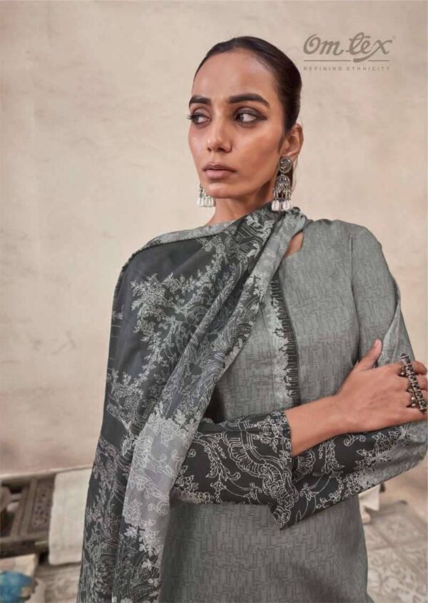 My Fashion Road Omtex Raahaa Premium Wear Lawn Cotton Suit | 14091 – C