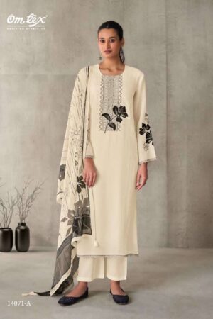 My Fashion Road Omtex Tianaaya Fancy Chanderi Silk Latest Suit | 14071 – A