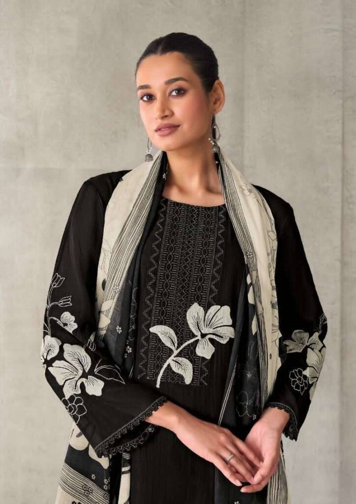 My Fashion Road Omtex Tianaaya Fancy Chanderi Silk Latest Suit | 14071 – C