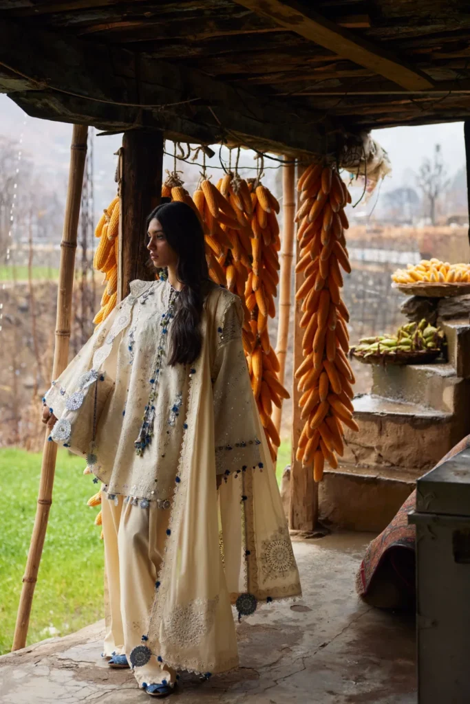 My Fashion Road Zaha Luxury Lawn Collection 2026 | 02 B