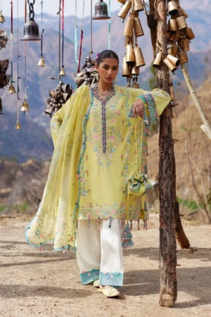 My Fashion Road Zaha Luxury Lawn Collection 2026 | 01 A