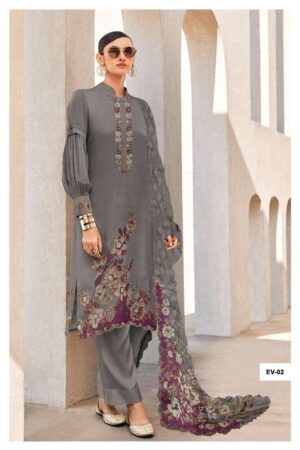 My Fashion Road Varsha Evreen Exclusive Designs Muslin Suit | EV – 02