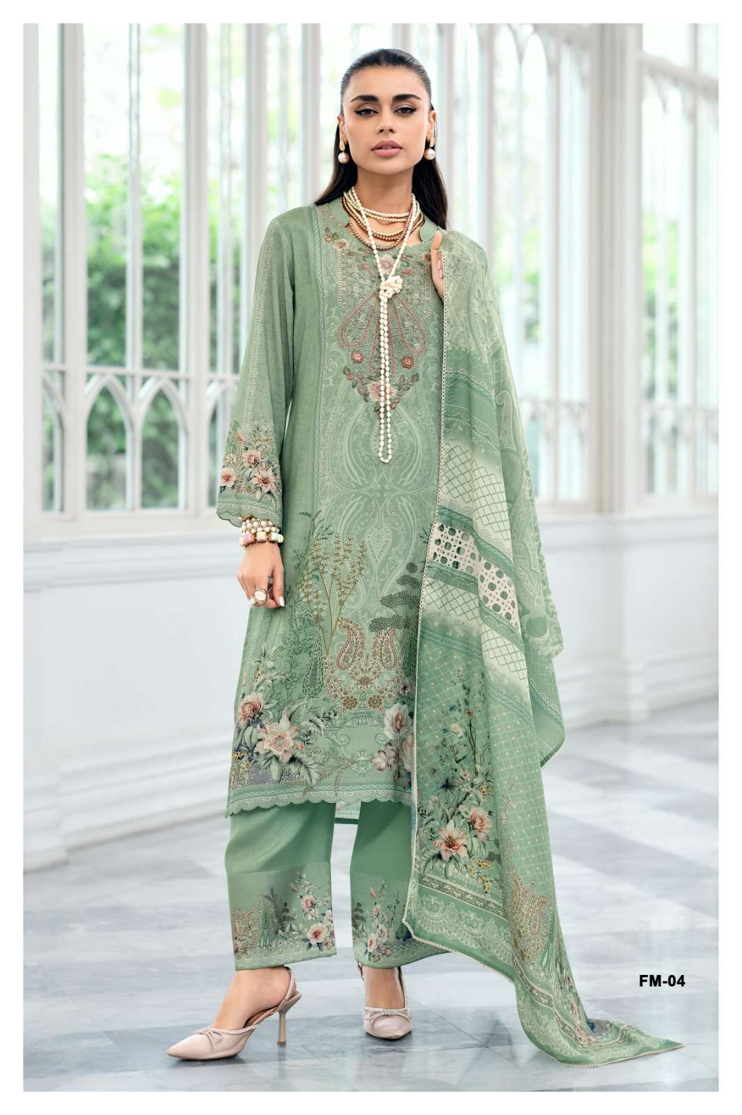 My Fashion Road Varsha Falaknuma Exclusive Wear Muslin Suit | FM – 04 My Fashion Road Varsha Falaknuma Exclusive Wear Muslin Suit | FM – 04