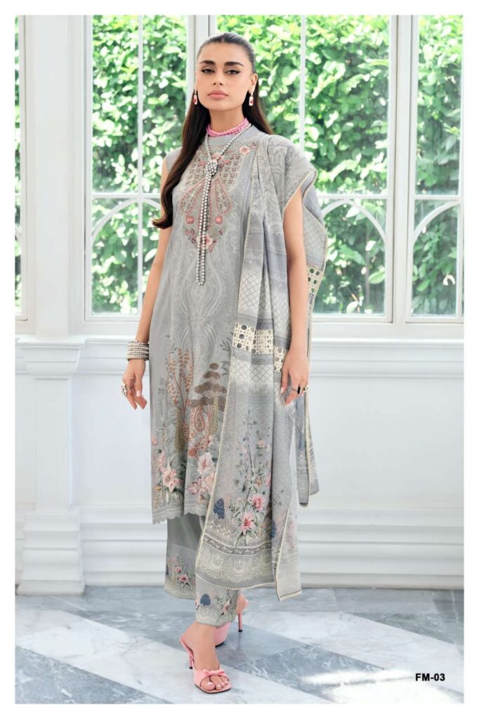 My Fashion Road Varsha Falaknuma Exclusive Wear Muslin Suit | FM – 03