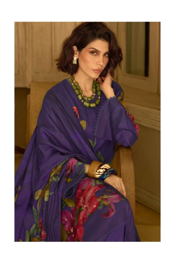 My Fashion Road Varsha Japanese Blossom Vol 2 Fancy Muslin Ladies Suit | JB – 04