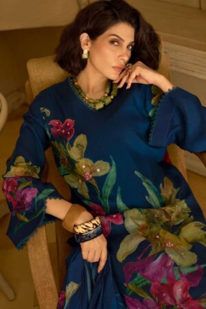 My Fashion Road Varsha Japanese Blossom Vol 2 Fancy Muslin Ladies Suit | JB – 01