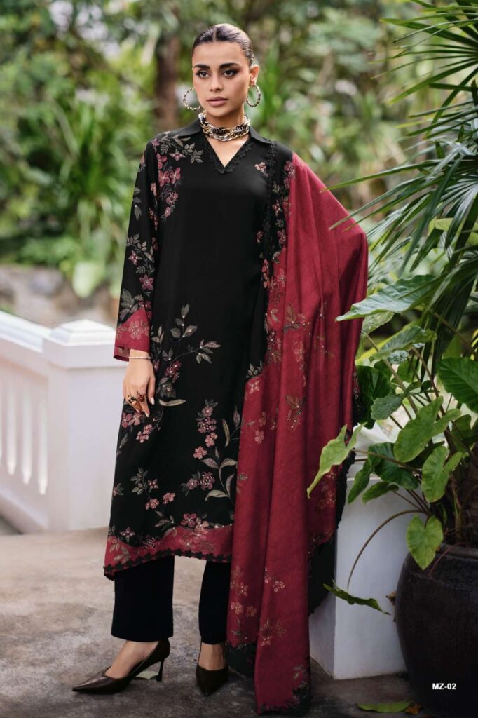 My Fashion Road Varsha Mehraaz Latest Designs Muslin Dress | MZ – 02