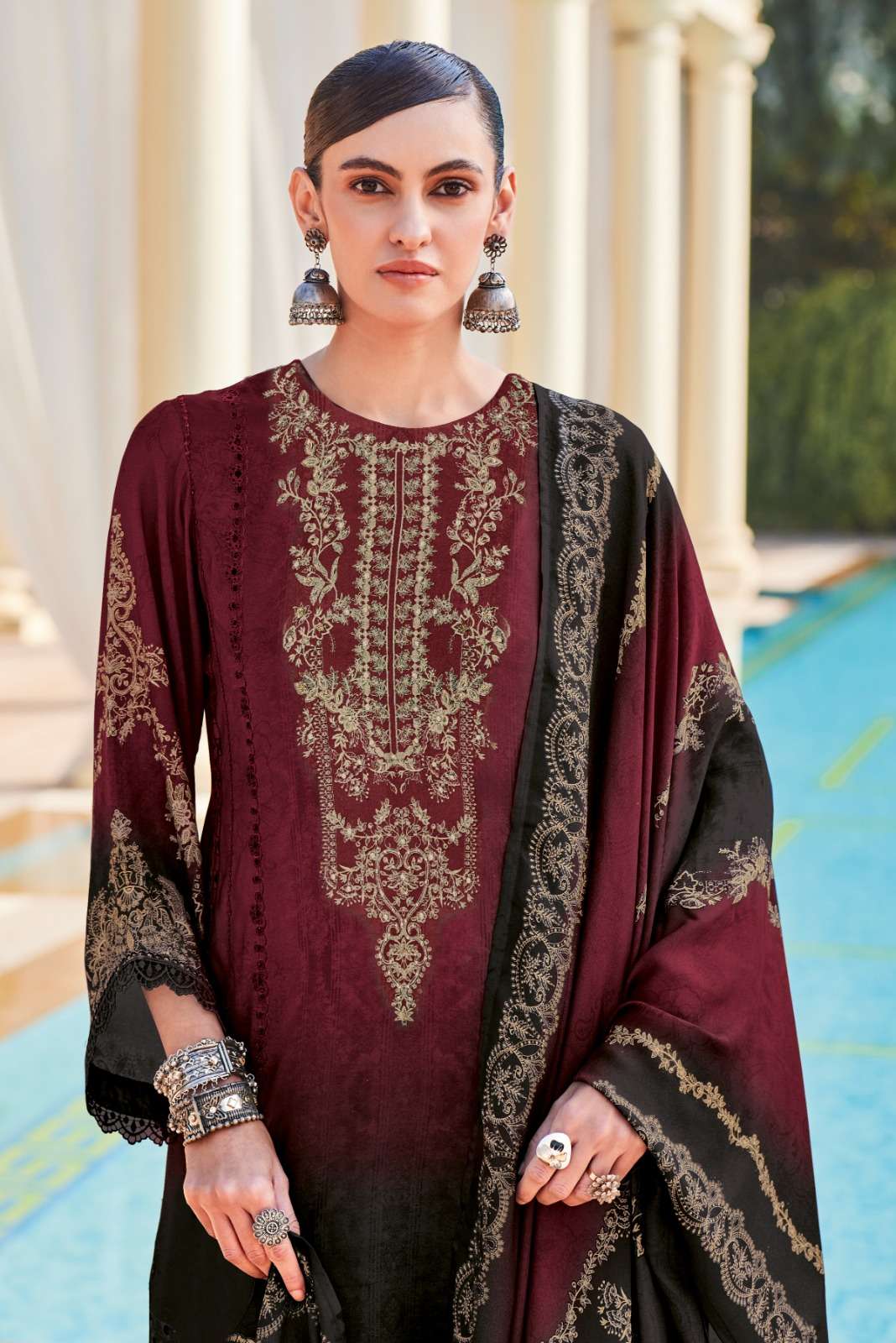 My Fashion Road Varsha Riona Exclusive Designs Muslin Dress | RN – 04 My Fashion Road Varsha Riona Exclusive Designs Muslin Dress | RN – 04