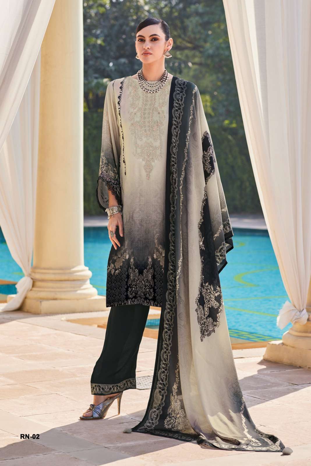 My Fashion Road Varsha Riona Exclusive Designs Muslin Dress | RN – 02 My Fashion Road Varsha Riona Exclusive Designs Muslin Dress | RN – 02