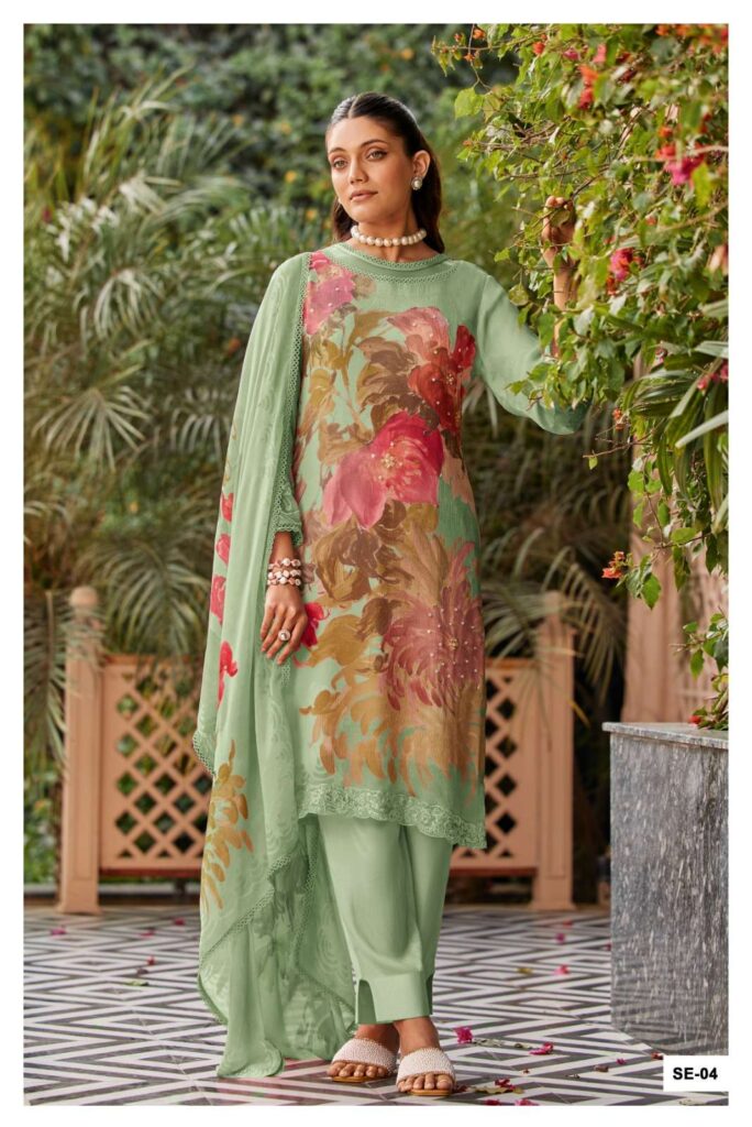 My Fashion Road Varsha Summer Edit Digital Printed Muslin Salwar Suit | SE – 04