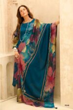 My Fashion Road Varsha Touch Of Gold Exclusive Designs Muslin Suit | TG – 02