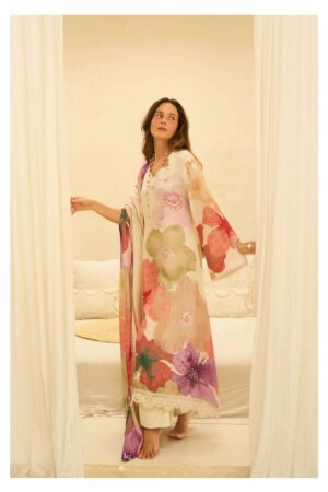 My Fashion Road Varsha Touch Of Gold Exclusive Designs Muslin Suit | TG – 01