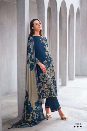 My Fashion Road Varsha Two Of A Kind Vol 8 Exclusive Muslin Ladies Suit | TOK – 02