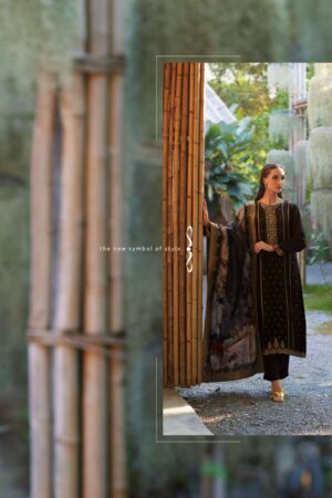 My Fashion Road Varsha Vanya Designer Russian Silk Partywear Suit | VN – 01