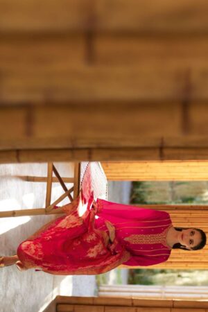 My Fashion Road Varsha Vanya Designer Russian Silk Partywear Suit | VN – 03