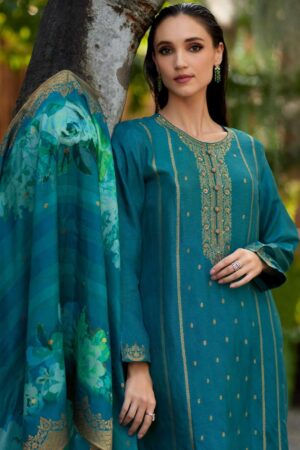 My Fashion Road Varsha Vanya Designer Russian Silk Partywear Suit | VN – 02