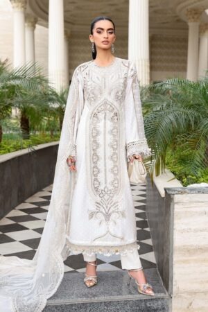 My Fashion Road MariaB Eid Lawn Unsititched Suit 2026 | 01 My Fashion Road MariaB Eid Lawn Unsititched Suit 2026 | 01