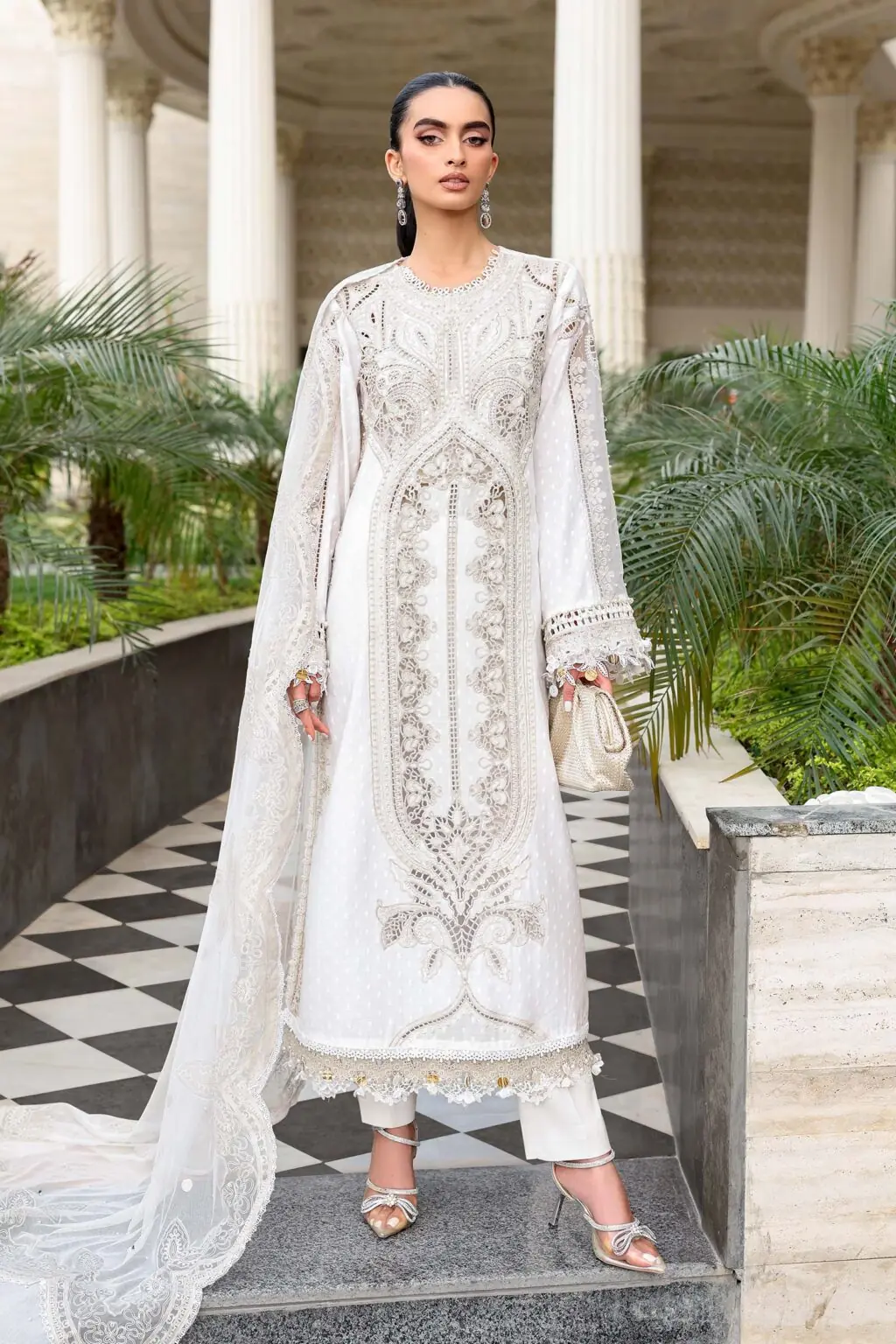 My Fashion Road MariaB Eid Lawn Unsititched Suit 2026 | 01 My Fashion Road MariaB Eid Lawn Unsititched Suit 2026 | 01