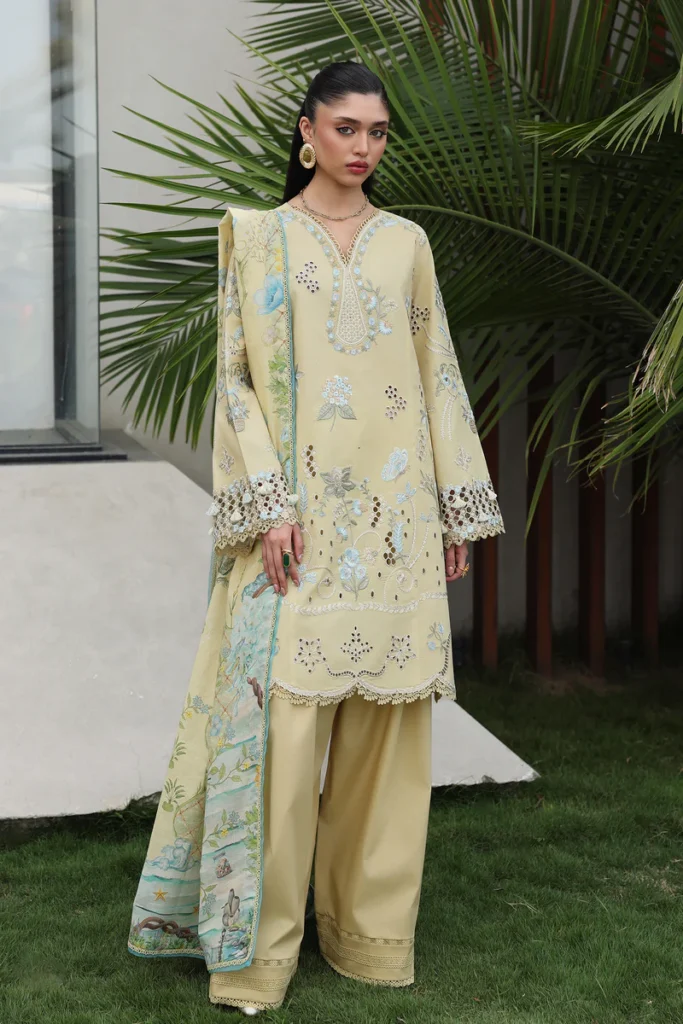 My Fashion Road Qalamkar Qline Lawn Unstitched Suit Drop II 2026 | QKL – 11