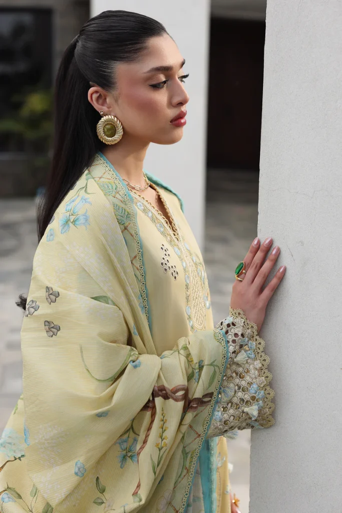 My Fashion Road Qalamkar Qline Lawn Unstitched Suit Drop II 2026 | QKL – 11