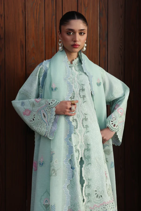 My Fashion Road Qalamkar Qline Lawn Unstitched Suit Drop II 2026 | QKL – 07