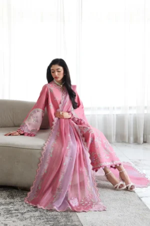 My Fashion Road Qalamkar Qline Lawn Unstitched Suit Drop II 2026 | QKL – 02