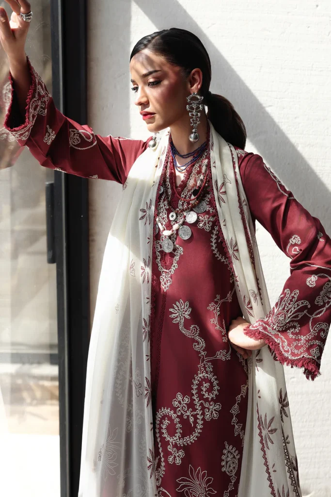 My Fashion Road Qalamkar Qline Lawn Unstitched Suit Drop II 2026 | QKL – 08