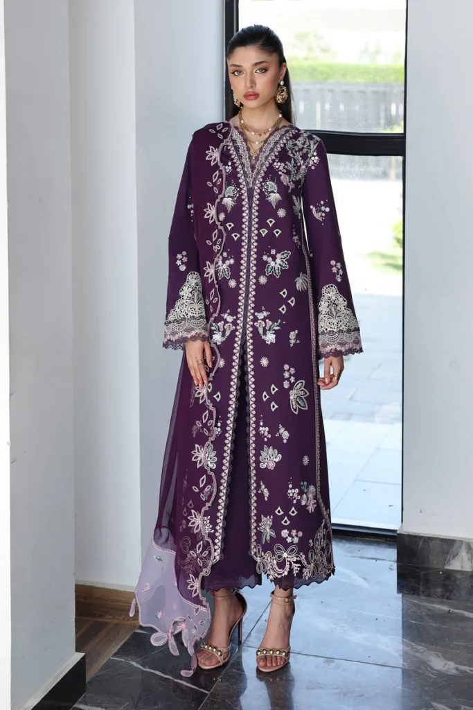 My Fashion Road Qalamkar Qline Lawn Unstitched Suit Drop II 2026 | QKL – 14