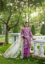 My Fashion Road Elaf Signature Embroidered Lawn with Chiffon Dupatta Vol II ’26 | 7B