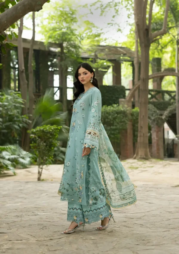 My Fashion Road Elaf Signature Embroidered Lawn with Chiffon Dupatta Vol II ’26 | 6B