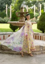 My Fashion Road Elaf Signature Embroidered Lawn with Chiffon Dupatta Vol II ’26 | 7A