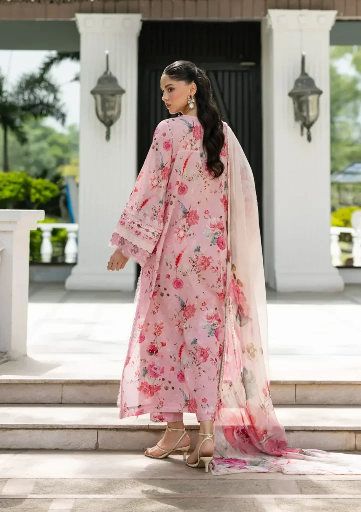 My Fashion Road Elaf Signature Embroidered Lawn with Chiffon Dupatta Vol II ’26 | 4B